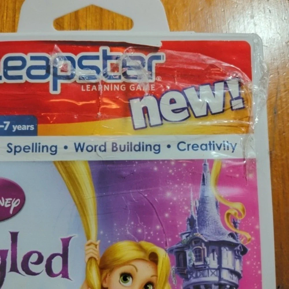 Leap Frog Leapster Learning Game Reading Disney Tangled‎ learn
